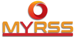 A logo of the company myrs